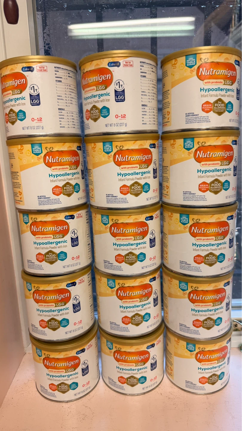 15 cans 8 oz Nutramigen LGG Hypoallergenic Infant Formula