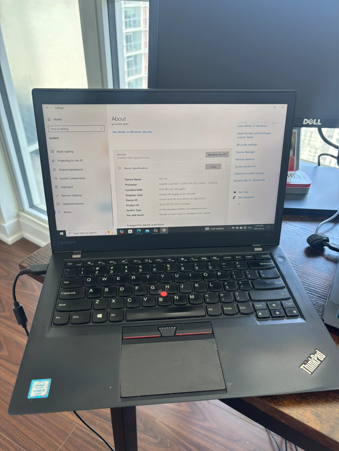Lenovo ThinkPad T460s Laptop – Intel i5, SSD, Windows 10 Pro