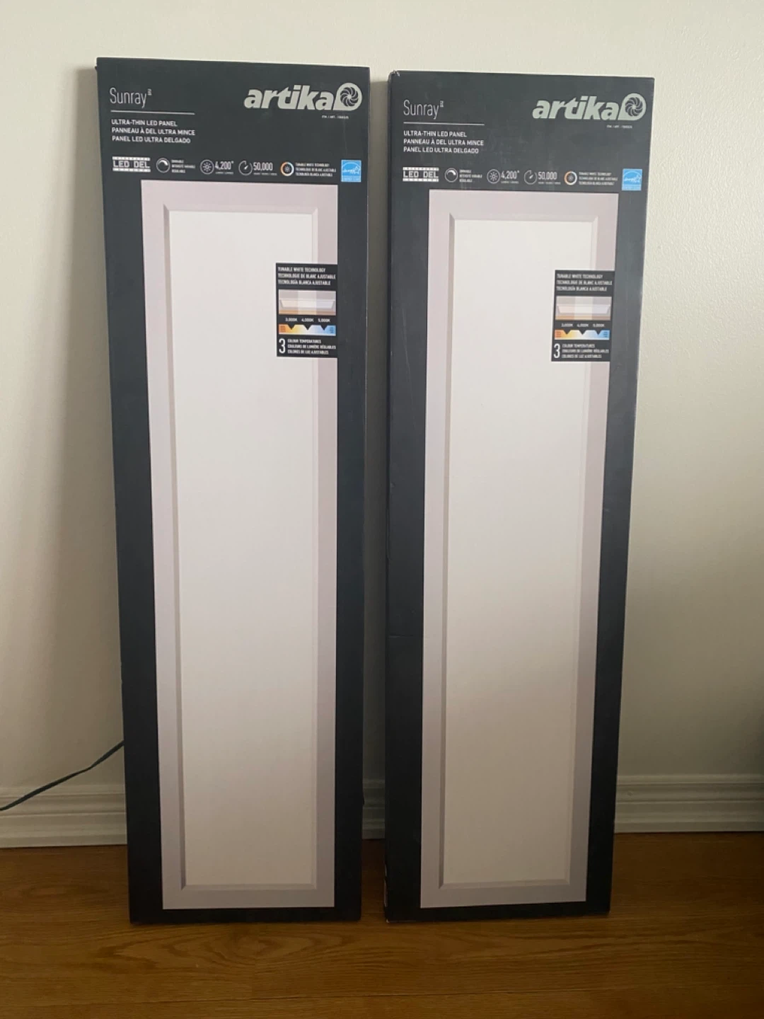 Artika Sunray Ultra-Thin LED Panel Light ( set of 2 )
