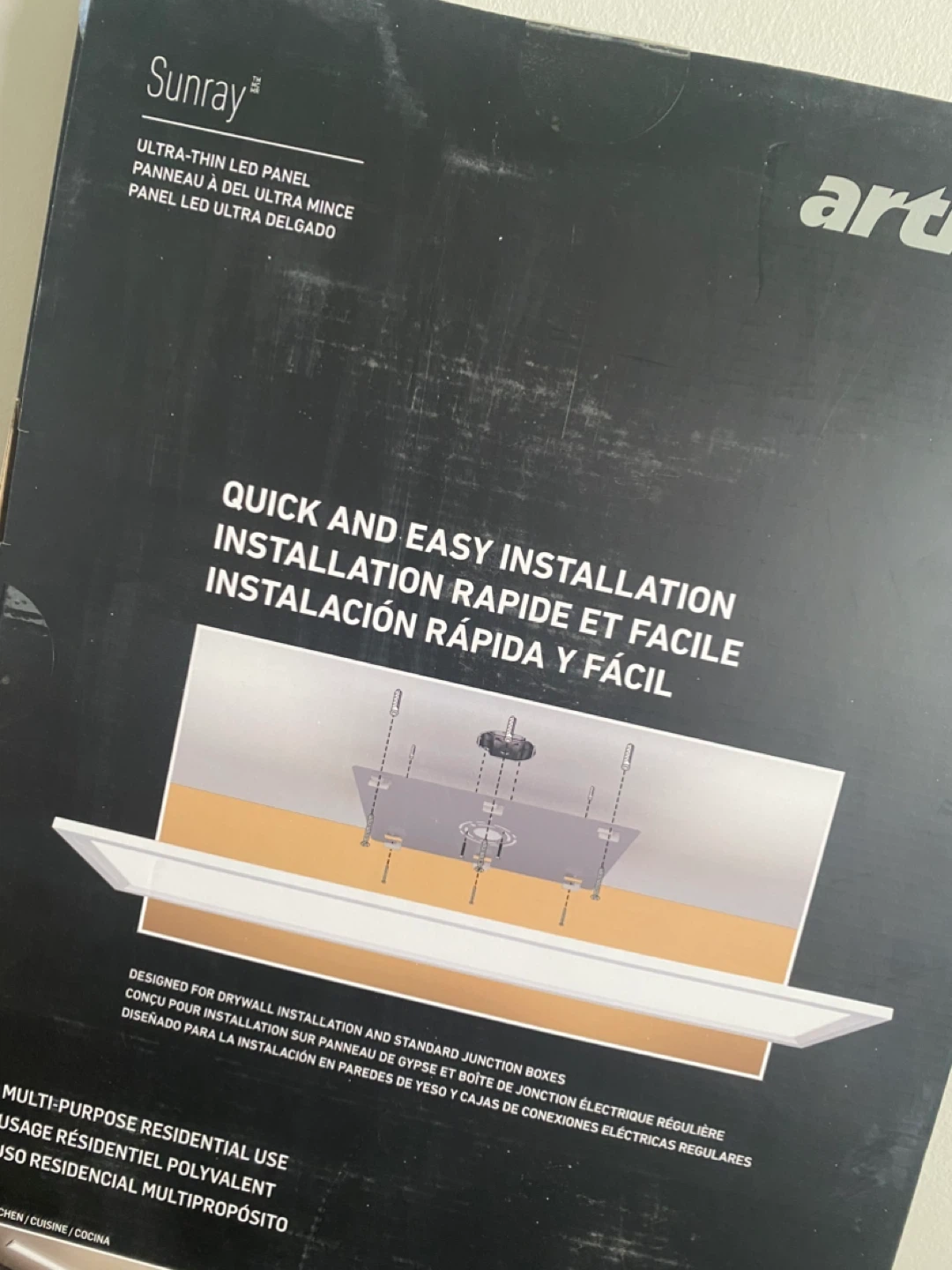 Artika Sunray Ultra-Thin LED Panel Light ( set of 2 ) - photo 3