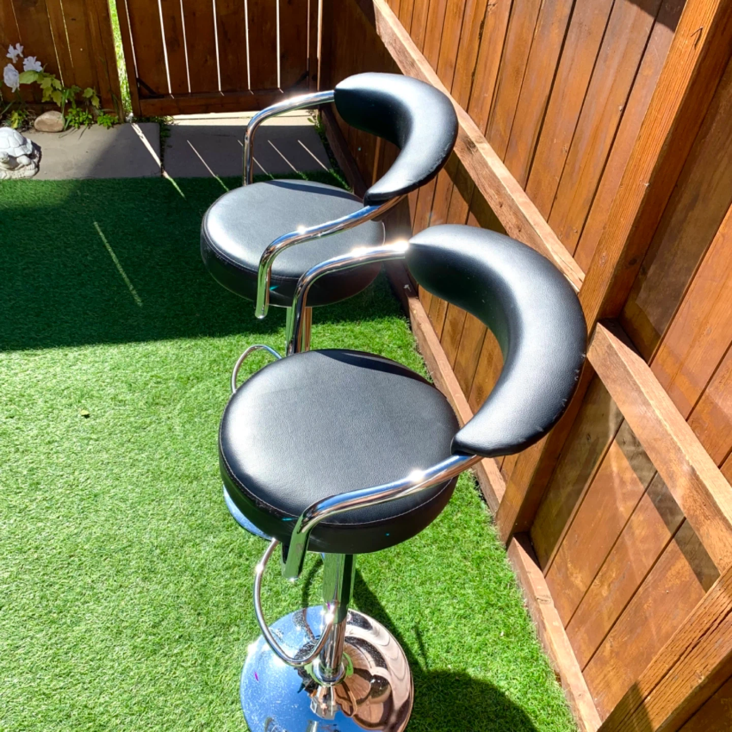Bar Stools Adjustable Stools Swivel Counter Chairs Furniture - photo 3