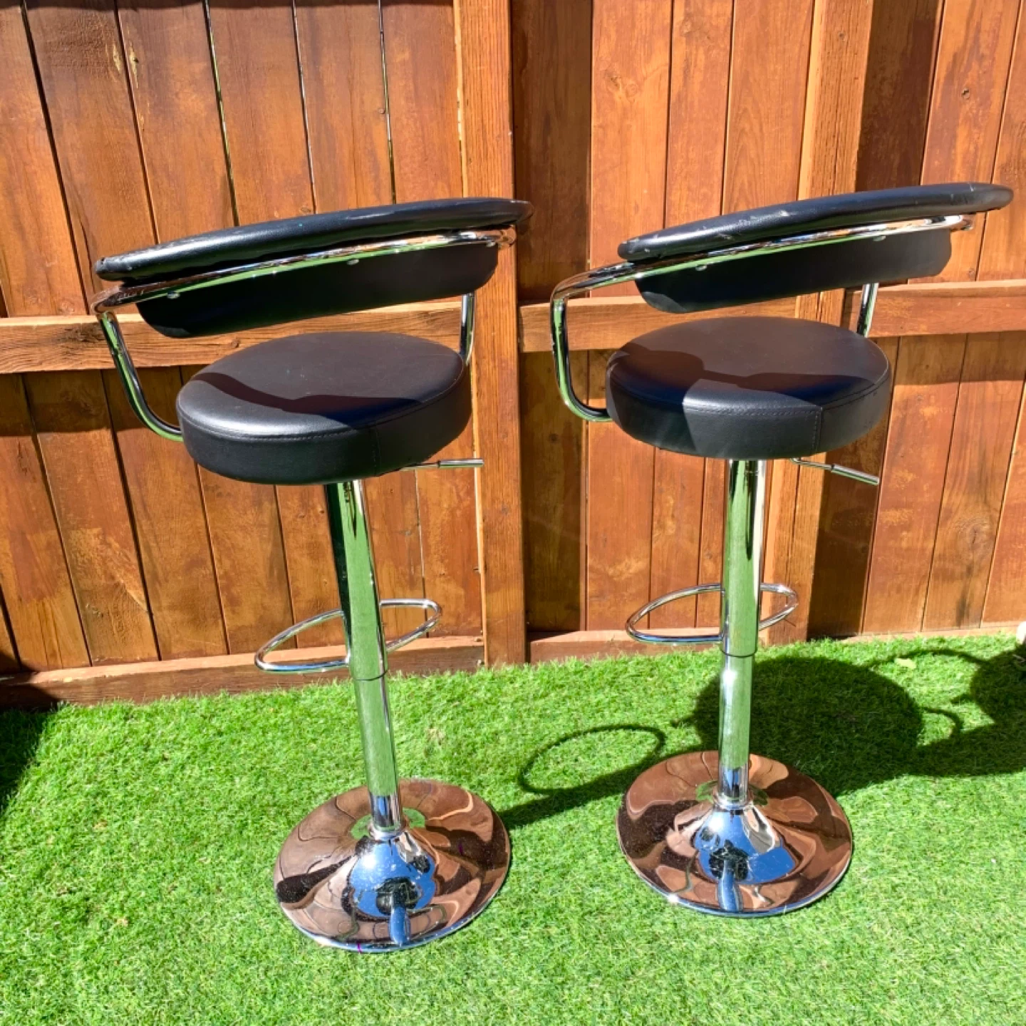 Bar Stools Adjustable Stools Swivel Counter Chairs Furniture - photo 5
