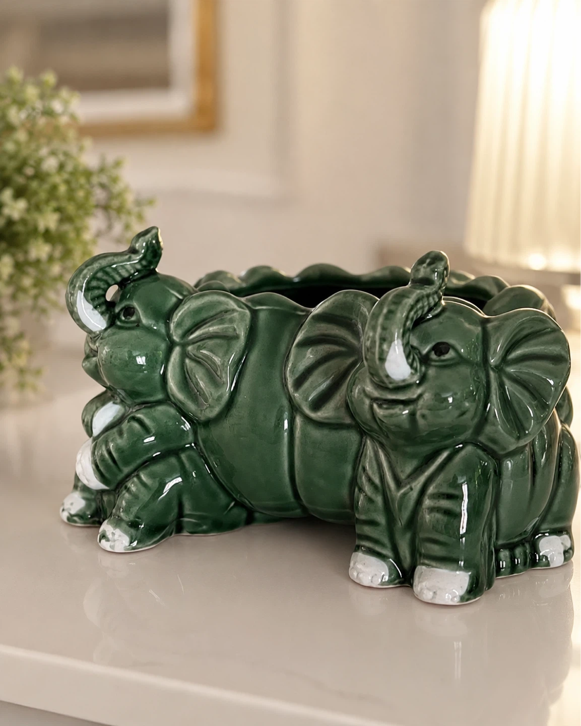 Elegant Vintage Elephant Ceramic - photo 2