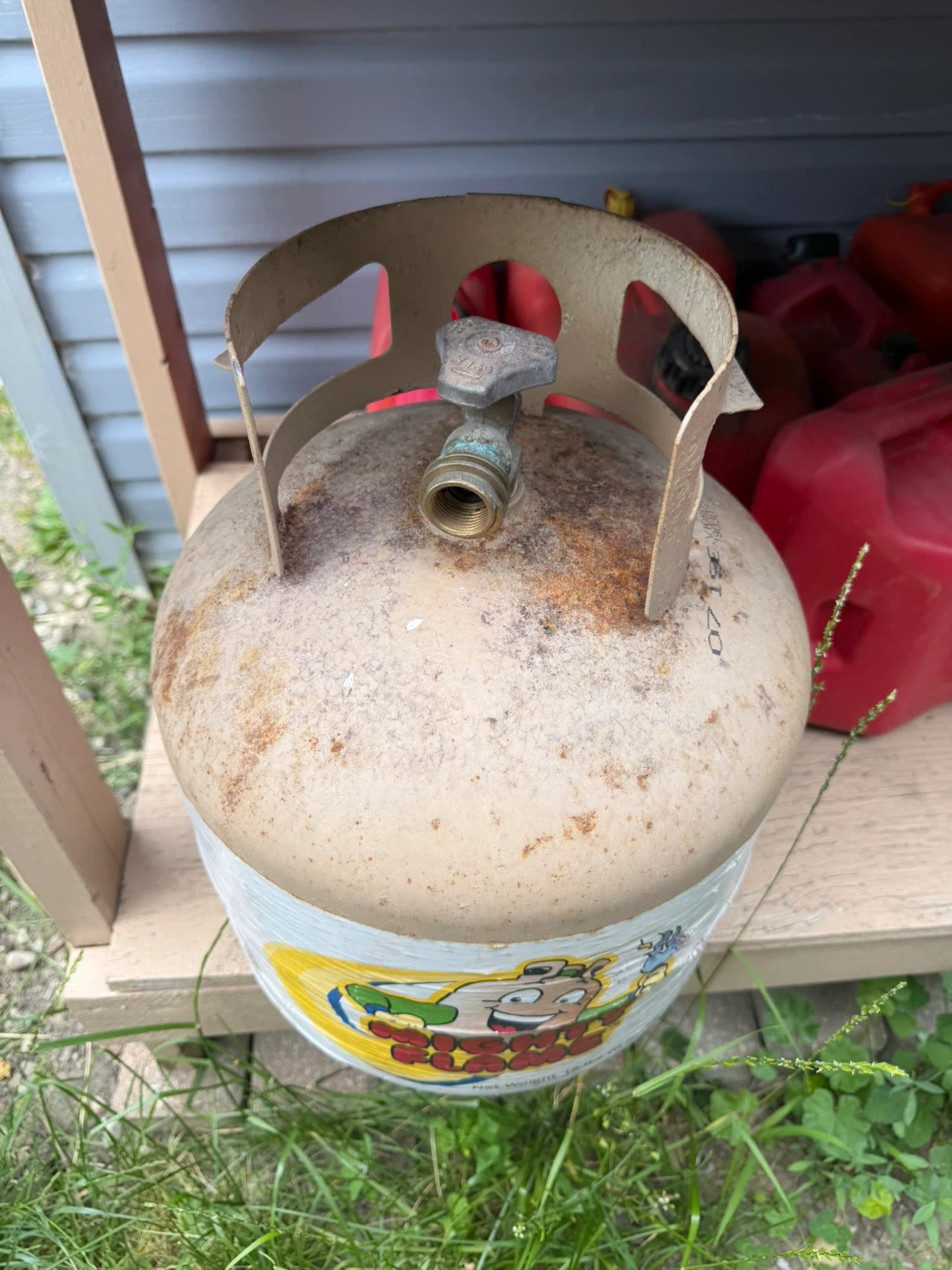Mighty Flame Propane Tank