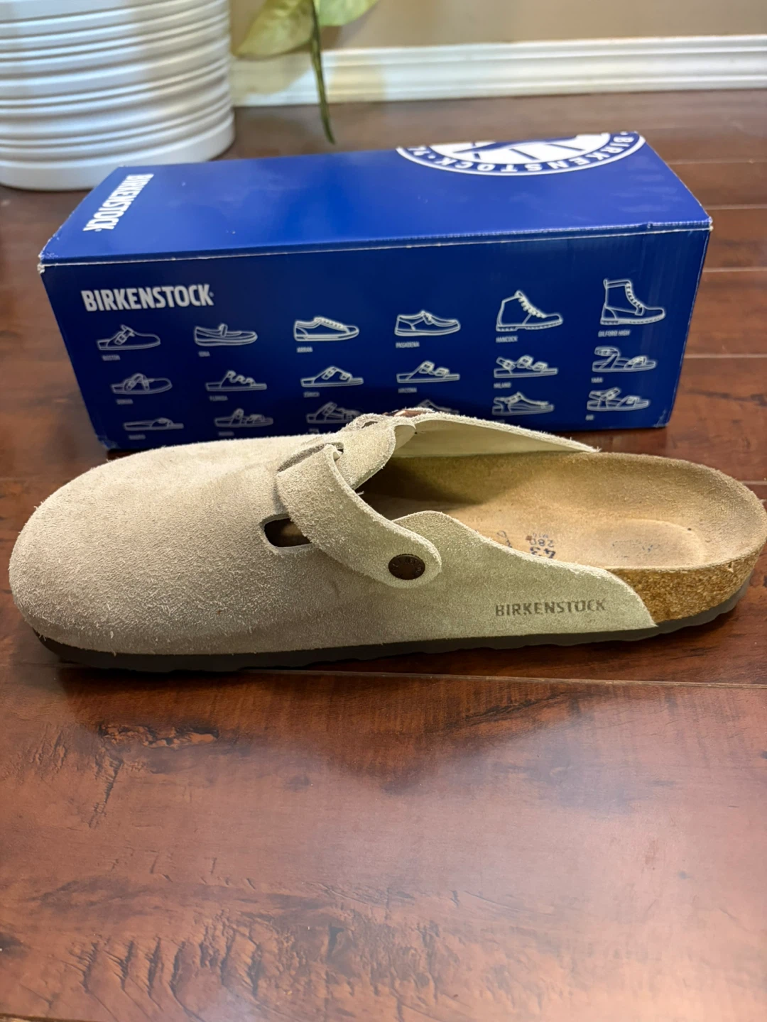Birkenstock Clogs - Taupe Suede - Size 43 - photo 4