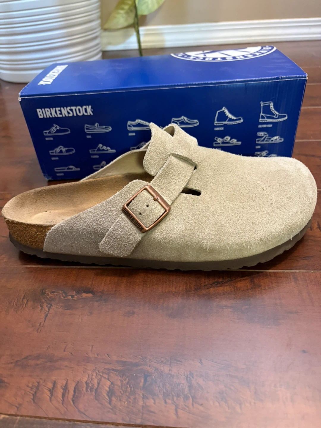 Birkenstock Clogs - Taupe Suede - Size 43 - photo 5
