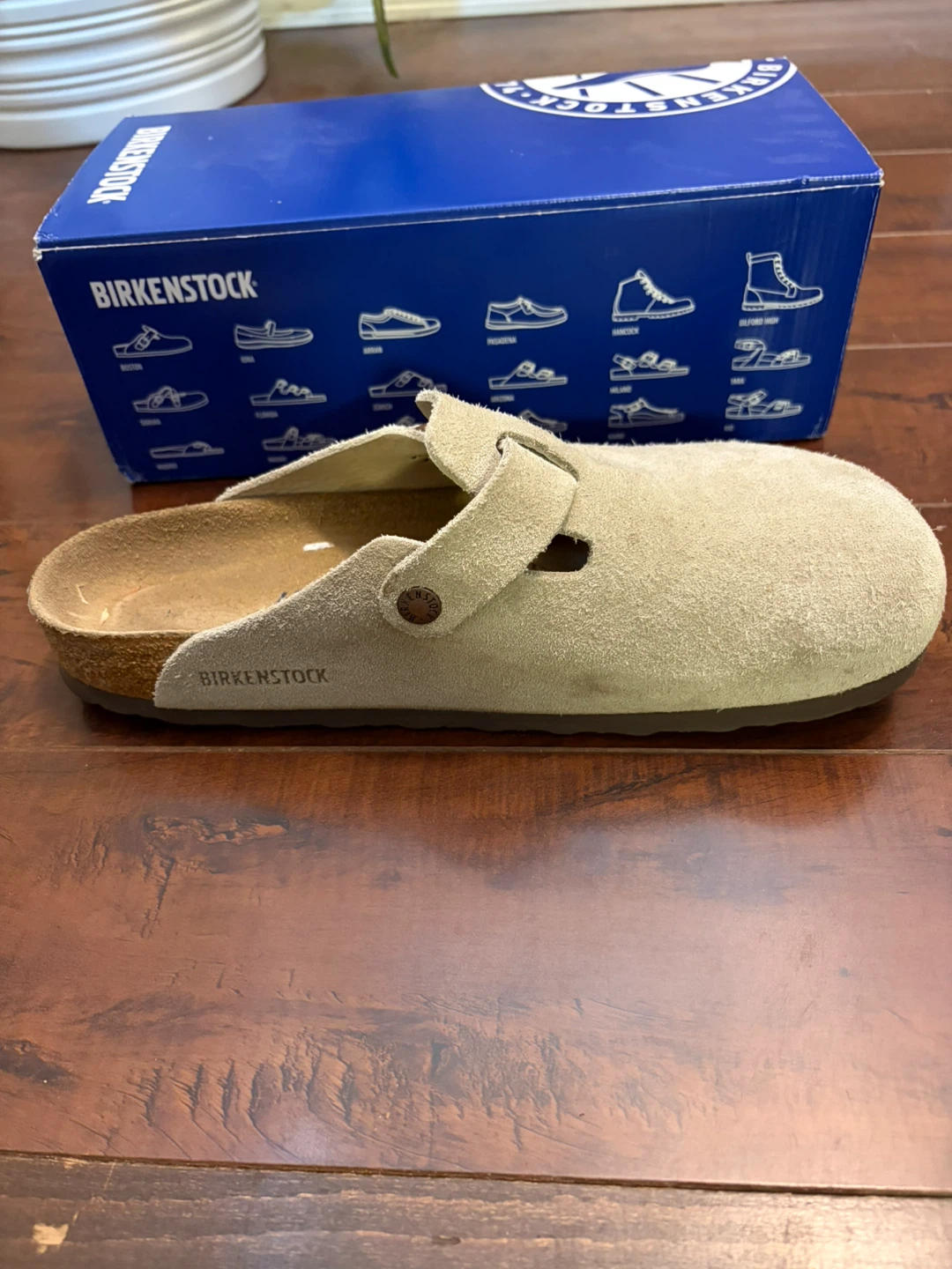 Birkenstock Clogs - Taupe Suede - Size 43 - photo 3