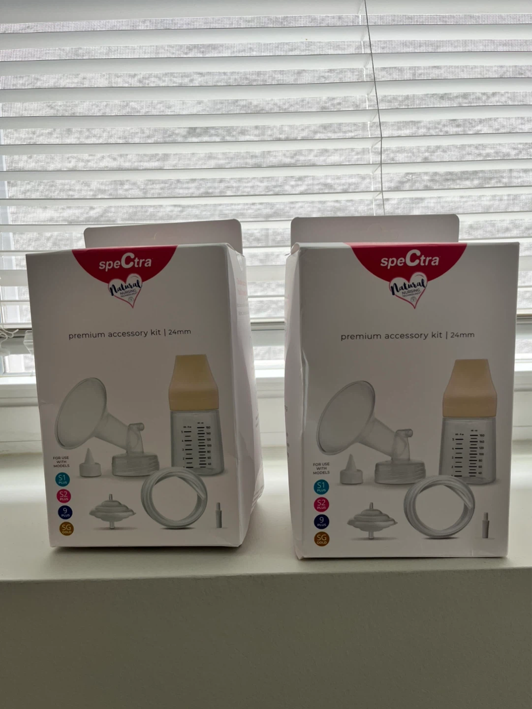 Spectra 24mm flange breast pump kit