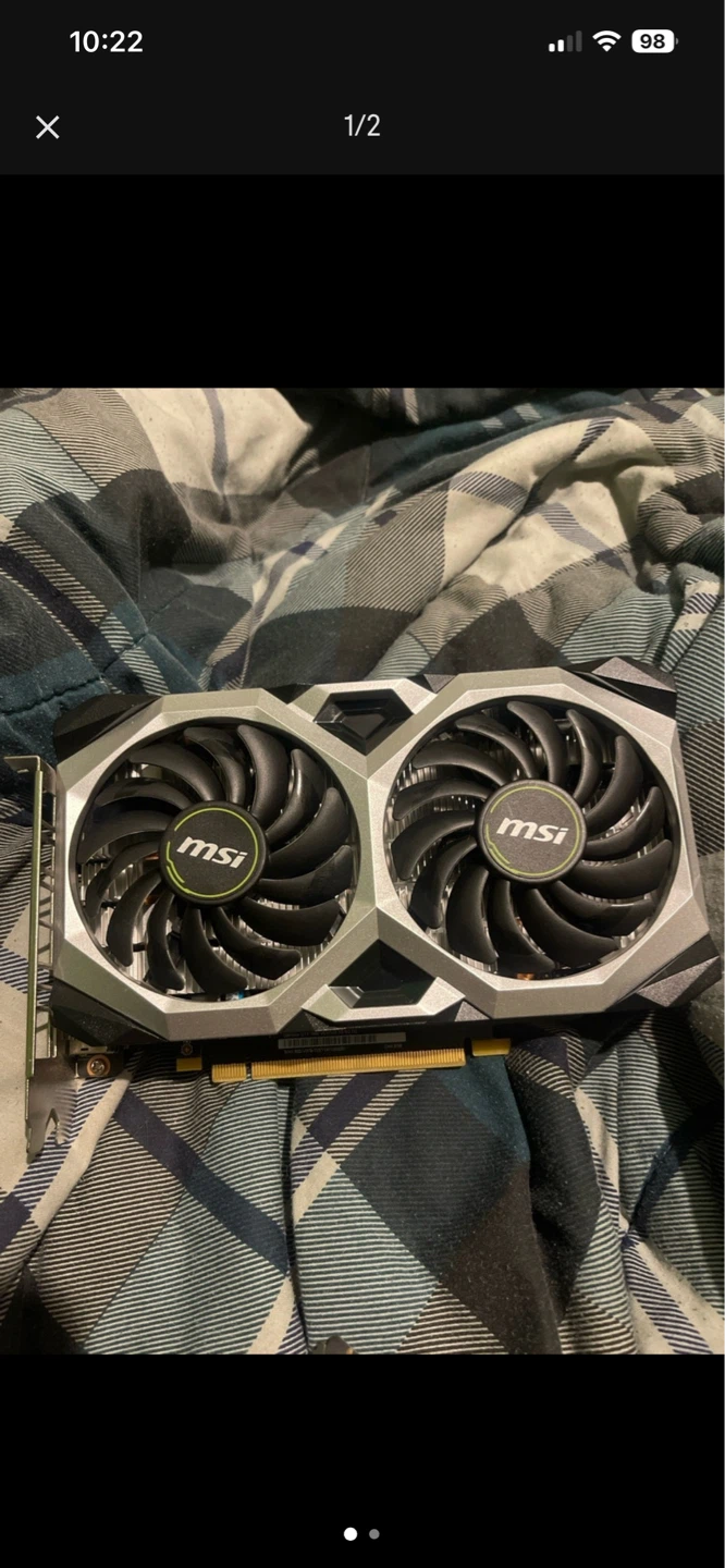 GTX 1660 Ventus XS OC 6gb graphics card