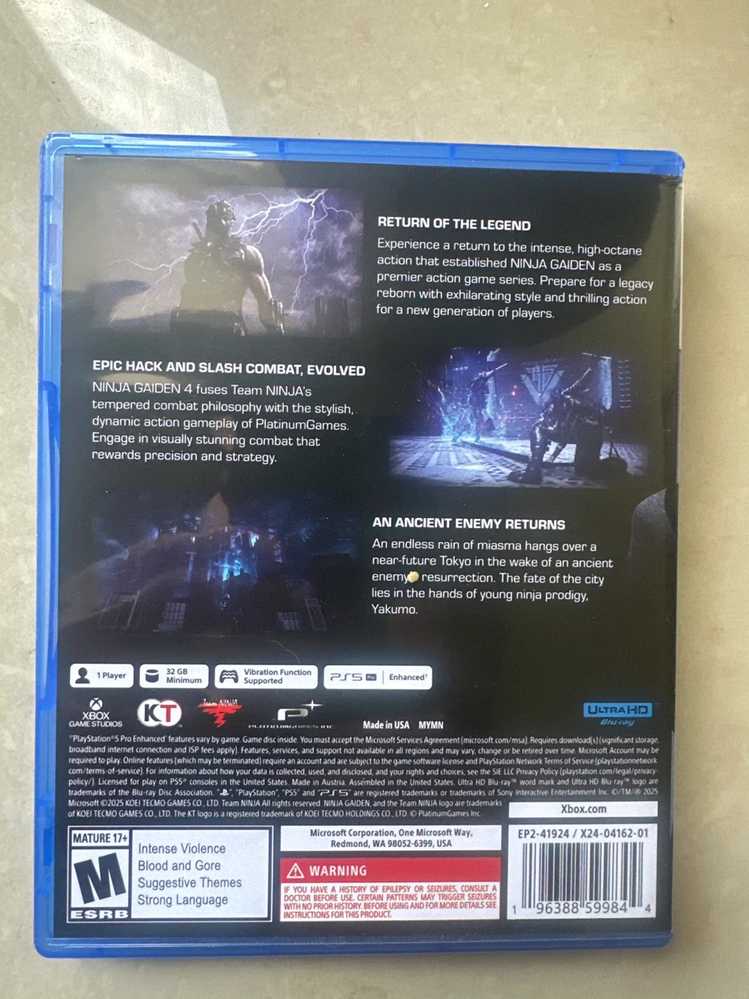 Ninja Gaiden 4 PS5 Game - photo 2