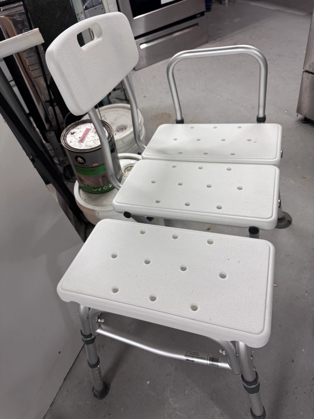 Drive Medical Bath Shower Chair with Back