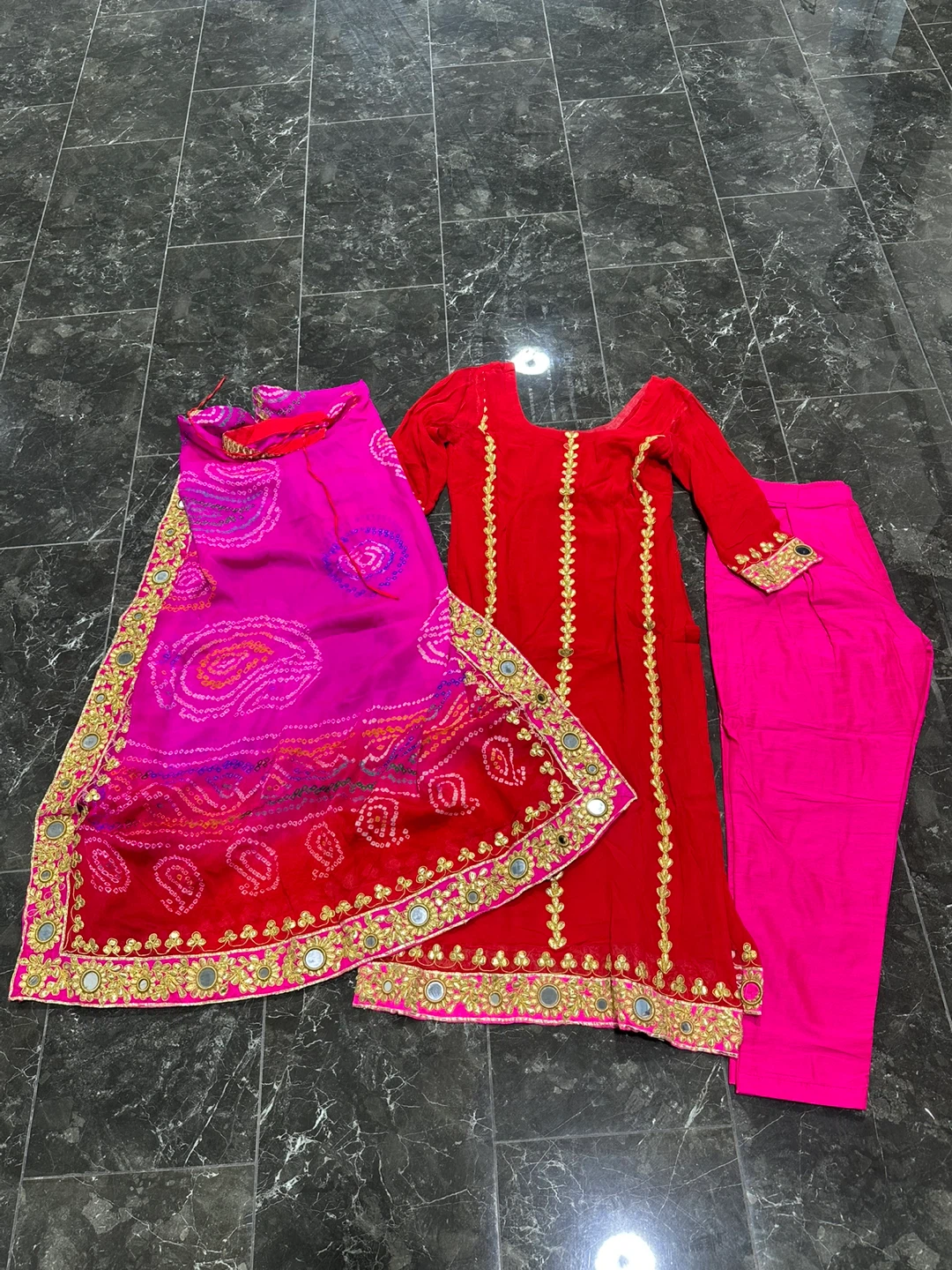 Women's Shalwar Kameez Set (3-Piece)