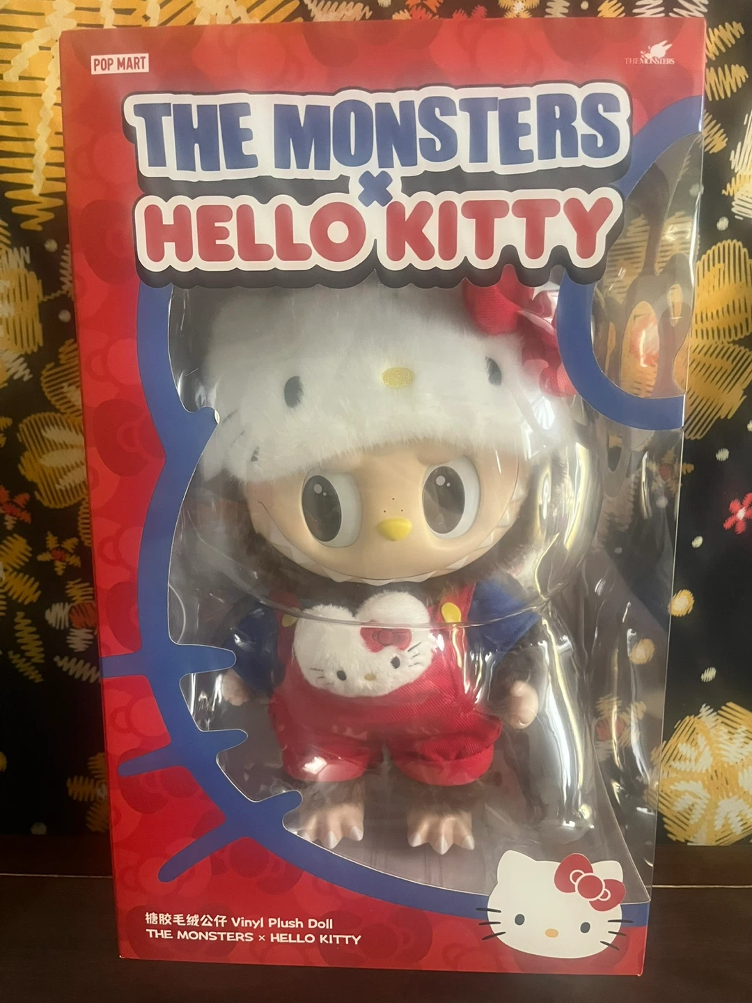 Pop Mart The Monsters x Hello Kitty Vinyl Plush Doll