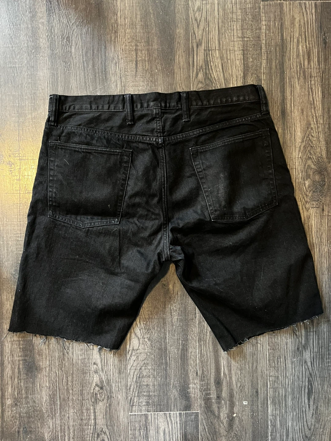 GAP Black Straight Fit Denim Shorts - photo 5