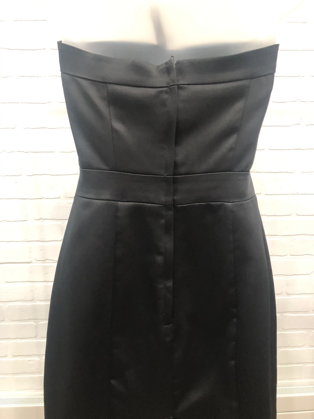 H&M Black Strapless Dress Size 6 - photo 3