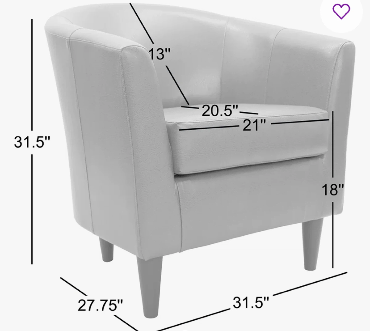 2 Cream Barrel Armchairs - photo 2