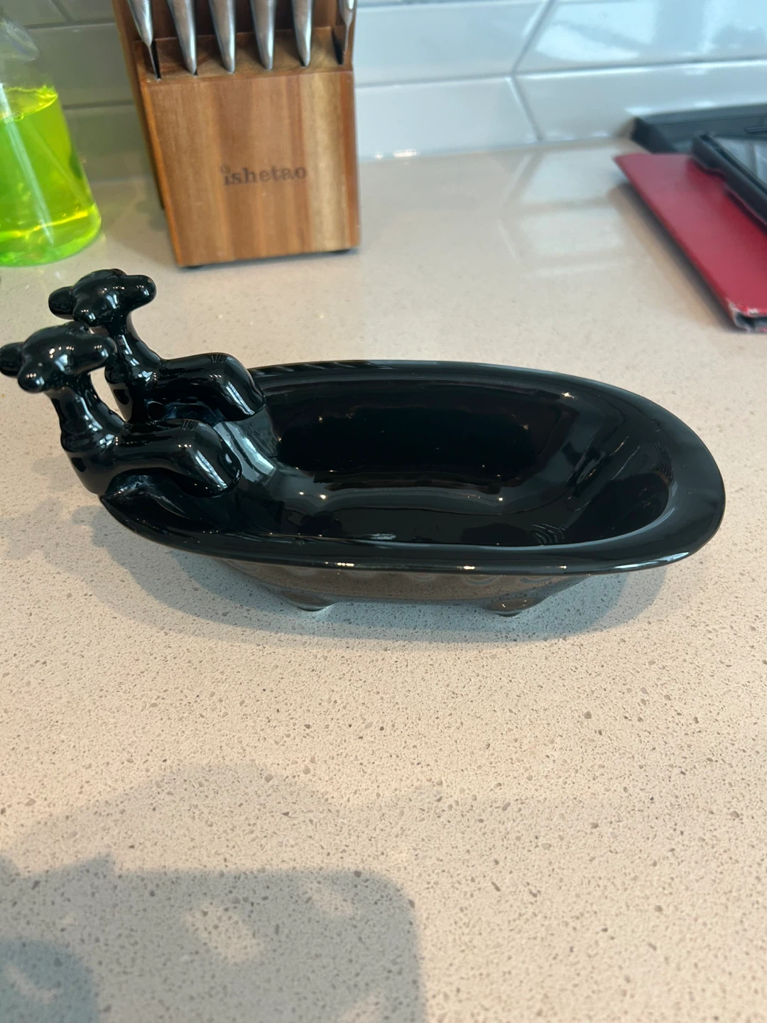 2000 Black Bathtub Trinket Dish