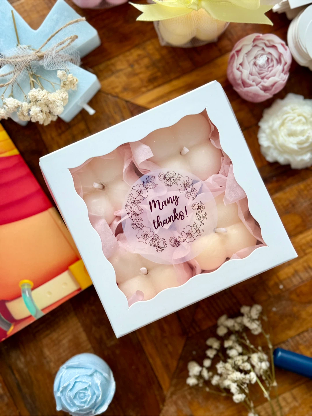 100% soy wax Bubble Candles Set - Unsccented - photo 4