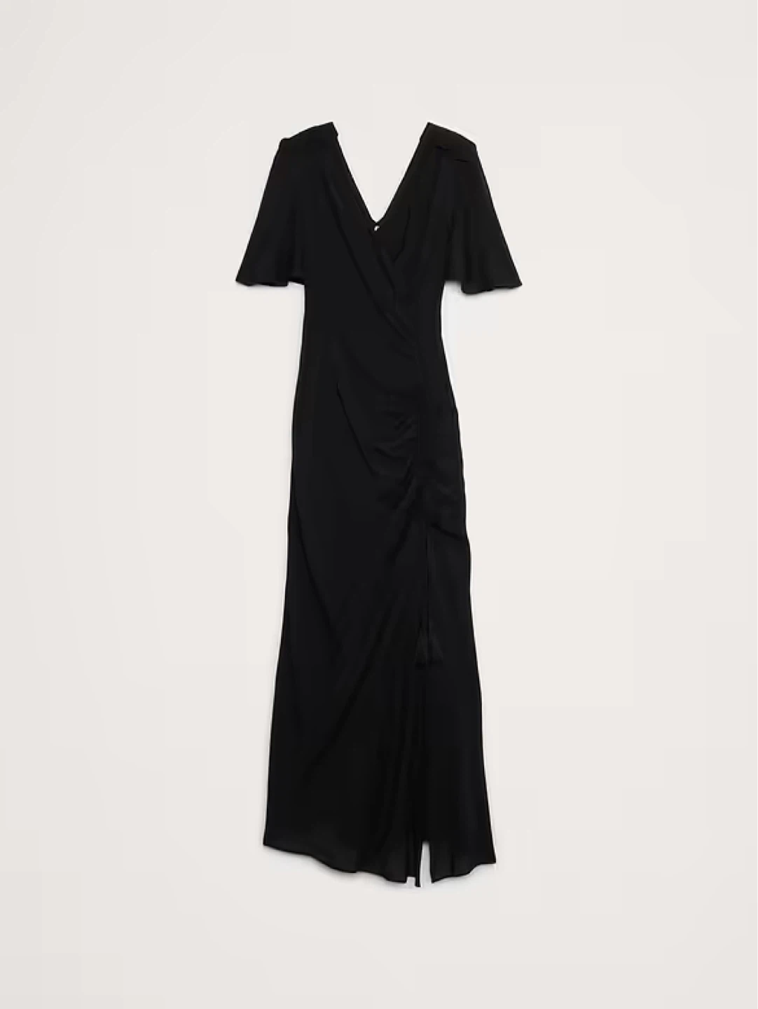 Brand new Banana republic Black Ruched Maxi Dress - photo 3