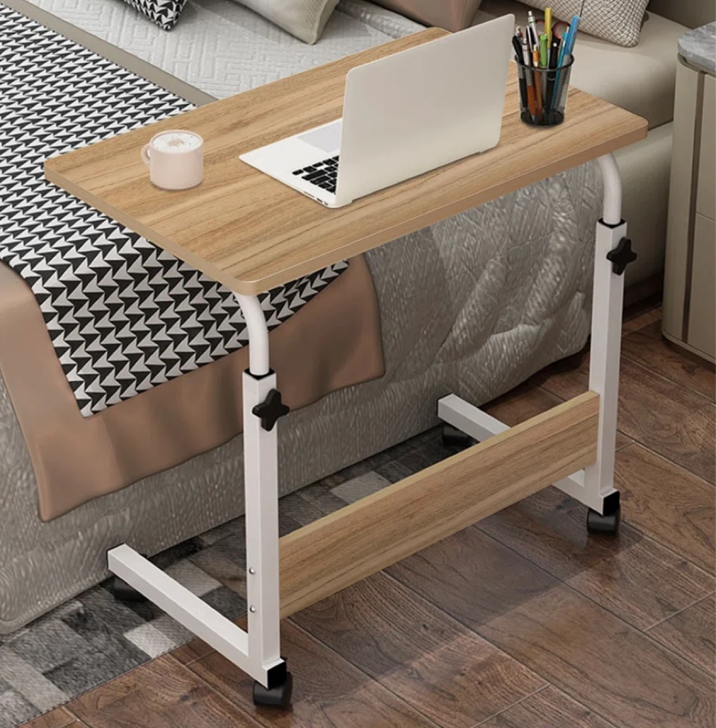 Adjustable Rolling Laptop Table - photo 2