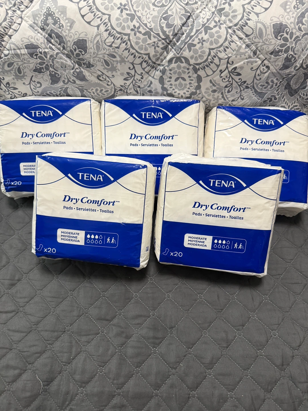 TENA Dry Comfort Pads - Moderate Absorbency