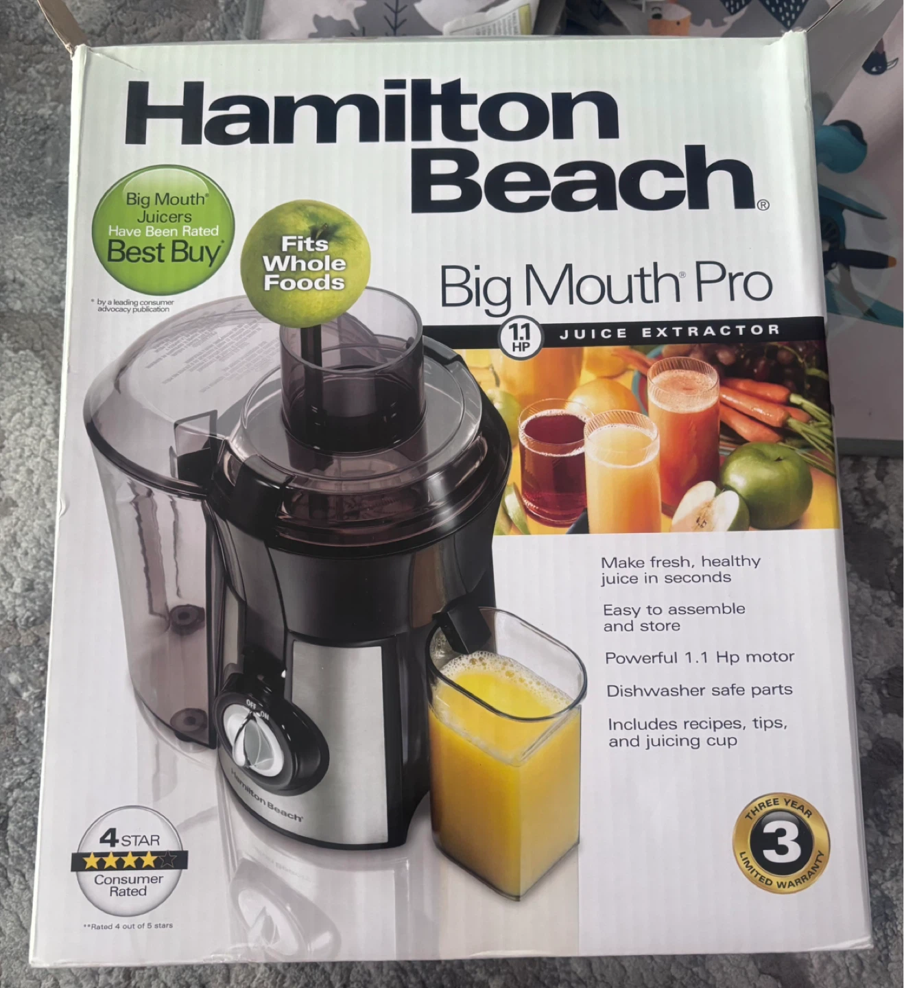 Hamilton Beach Big Mouth Pro Juice Extractor