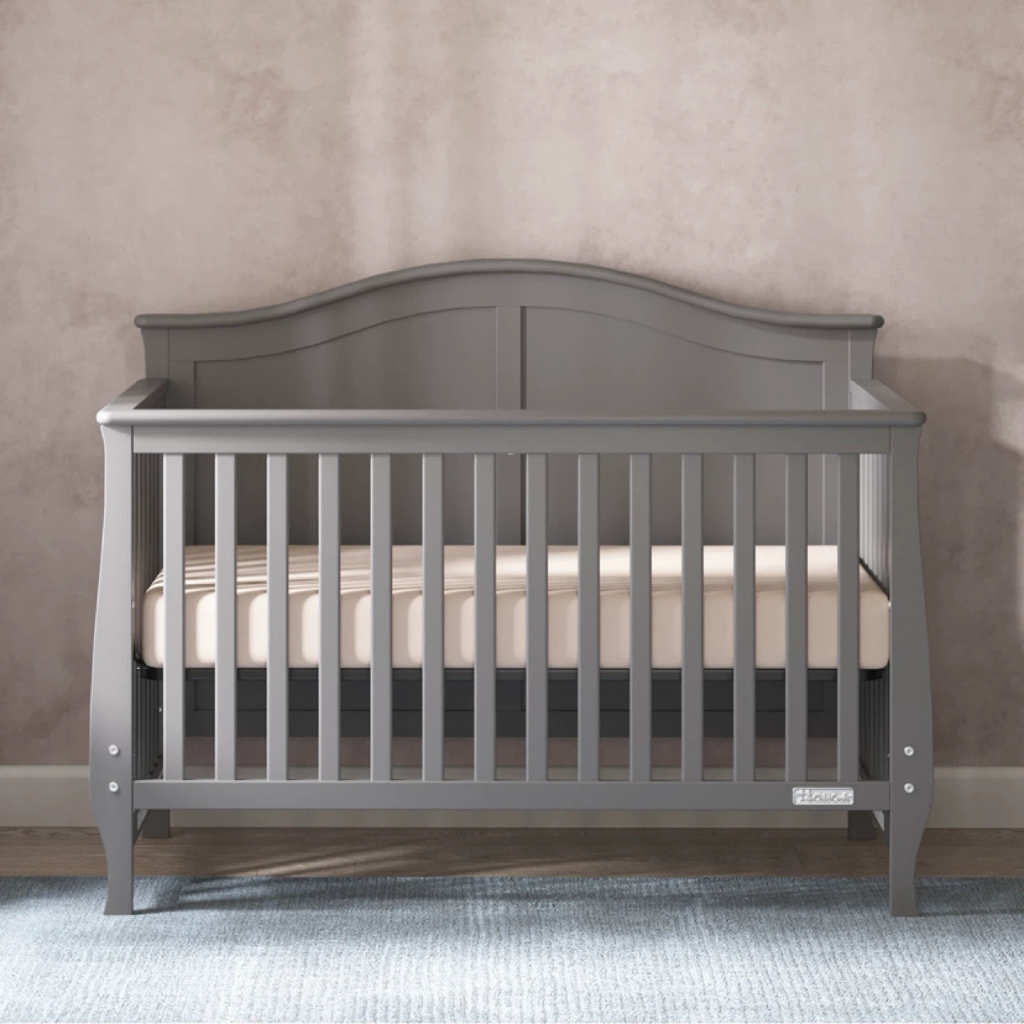 CHILD CRAFT 4-in-1 Convertible Crib + changing table - Grey - photo 3