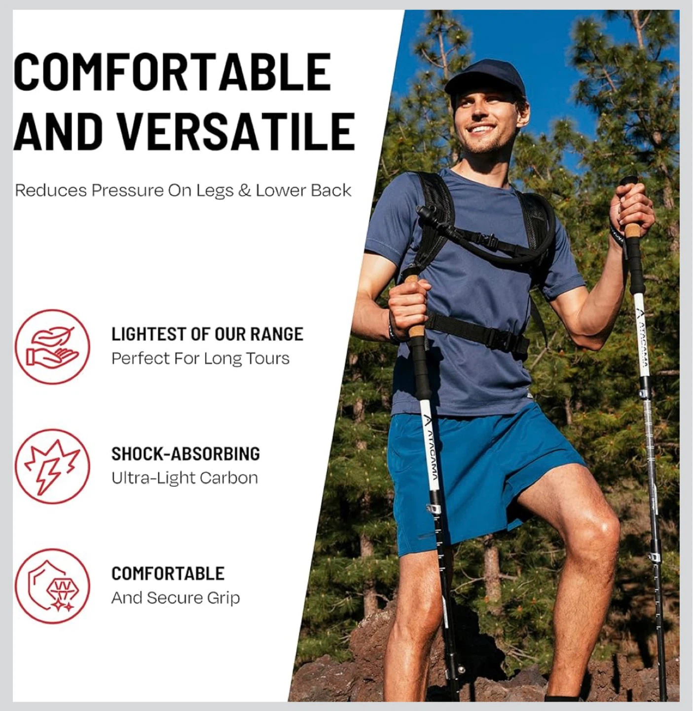 Atacama Trekking Poles - Lightweight Carbon - photo 5
