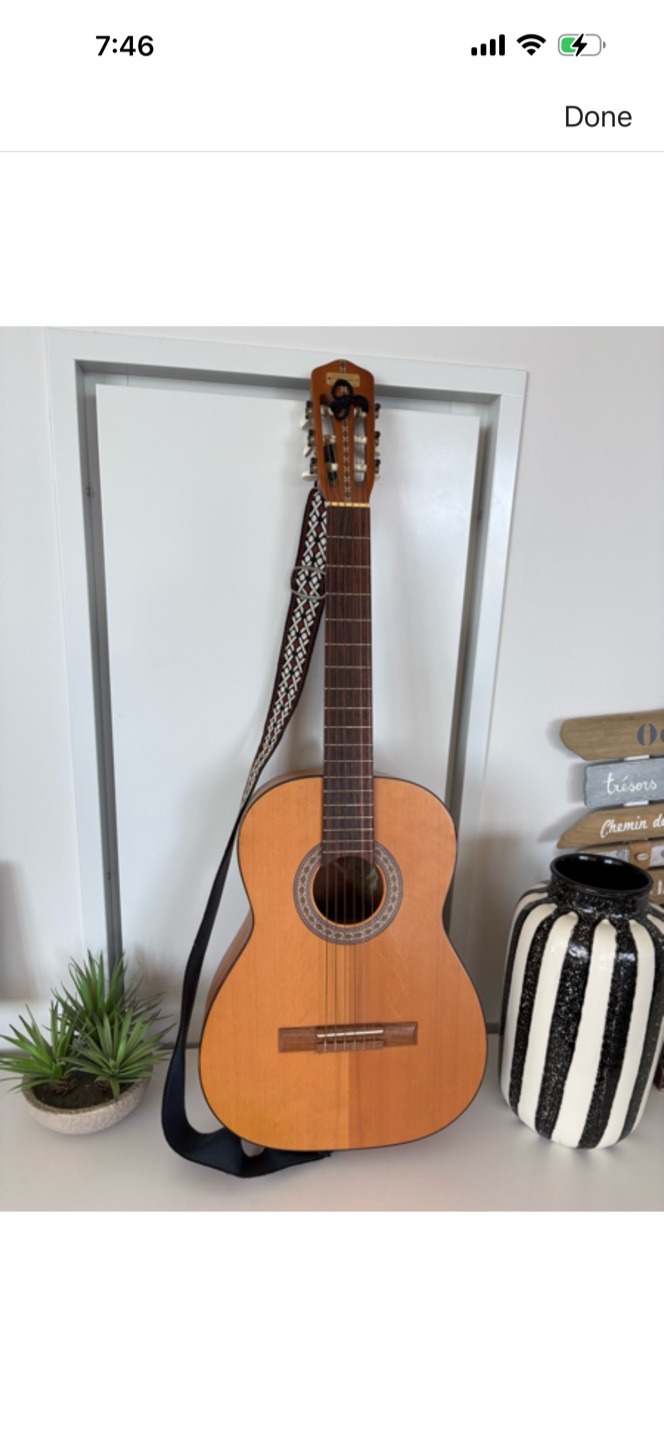 Acoustic Guitar with Protective Cover