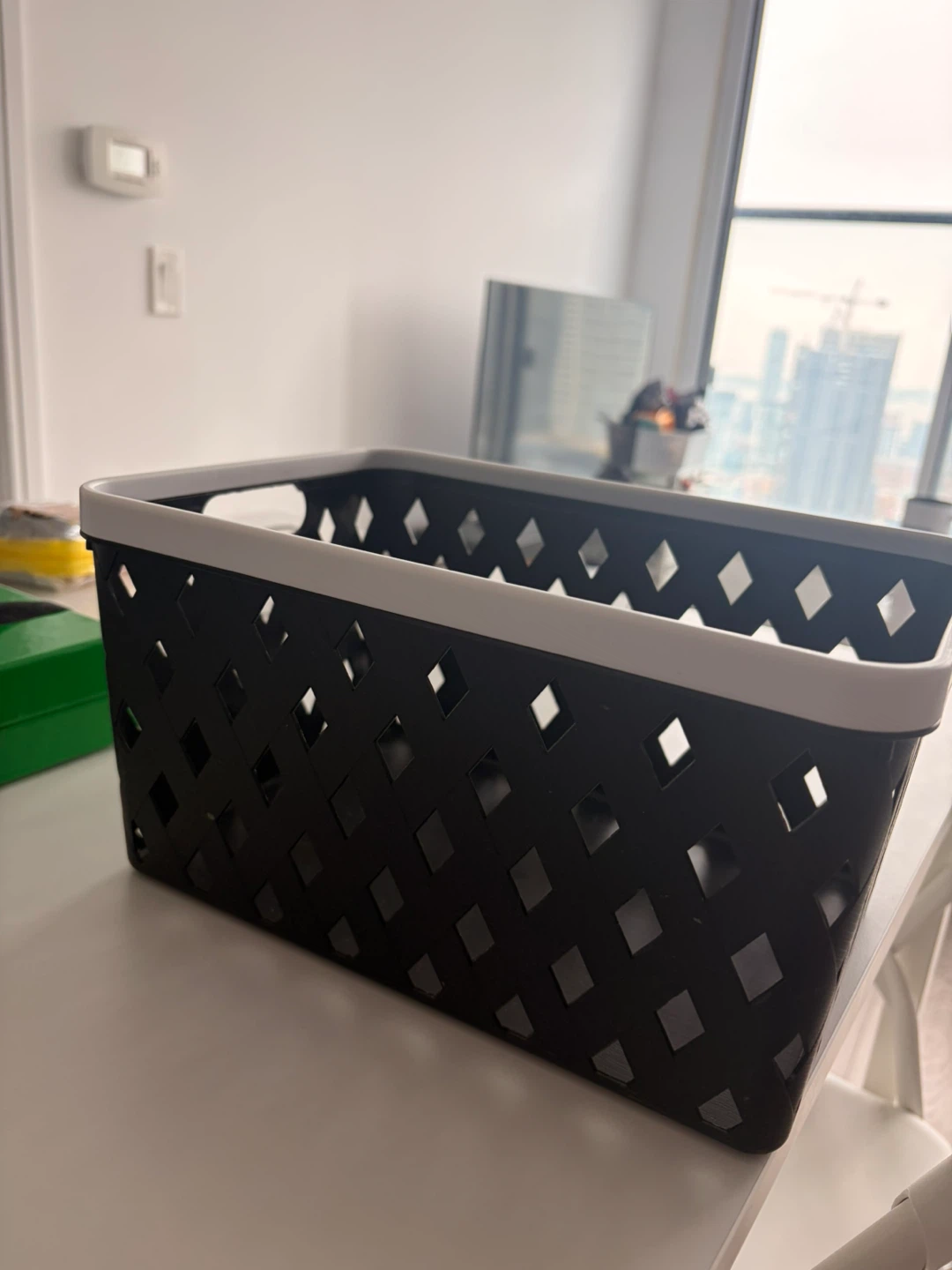 Black and White Storage Basket - photo 2