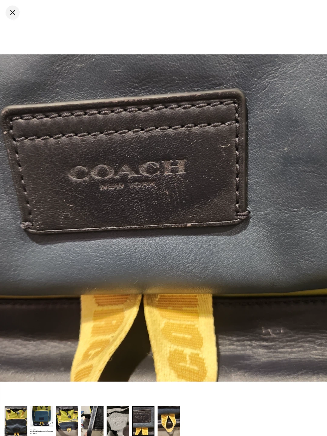 Coach New York Backpack - Blue/Green - photo 5