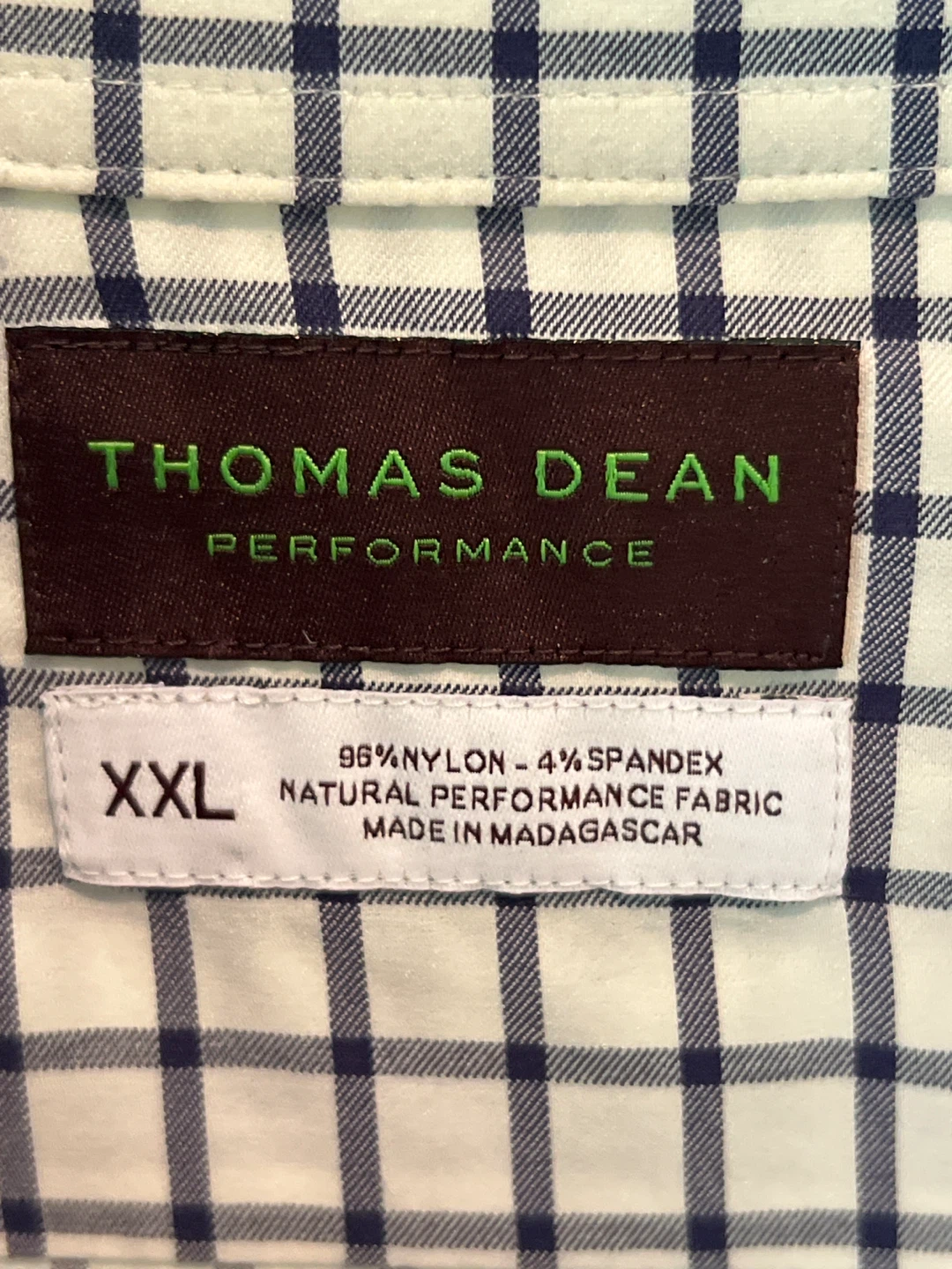Thomas Dean Performance Men's Long Sleeve Check Shirt XXL - photo 2