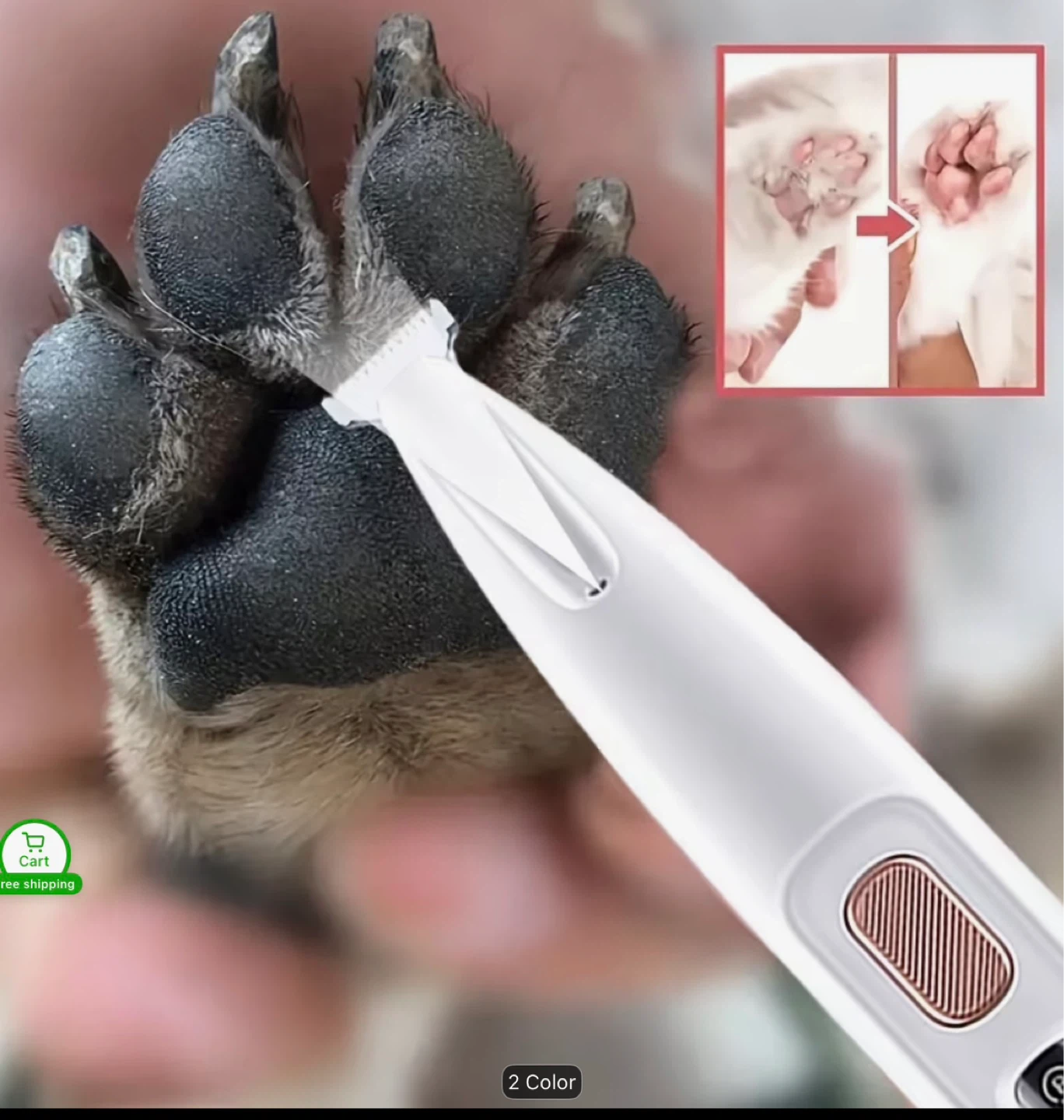 Canine paw  & Wahl Clipper Trimmer - photo 2