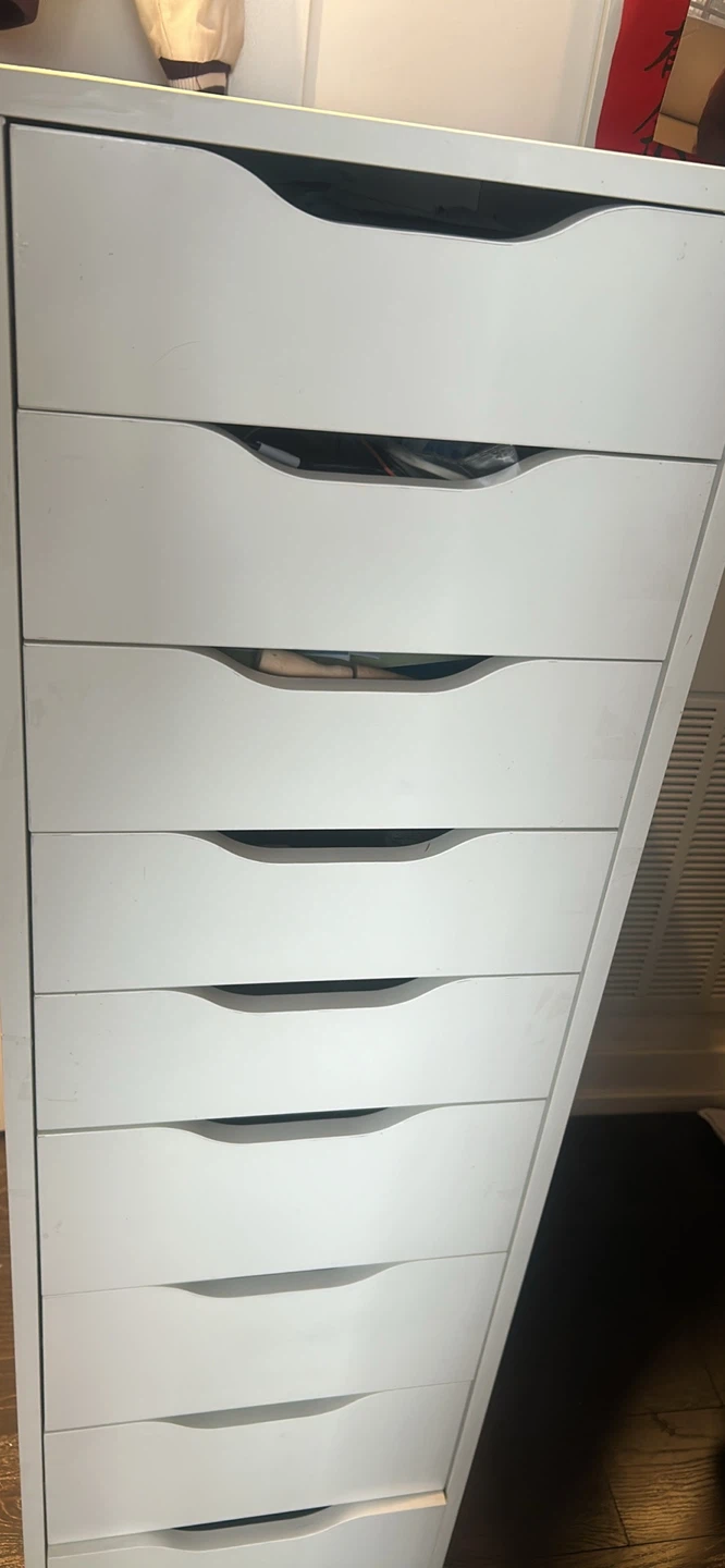 IKEA ALEX 9 Drawer Unit - White - photo 2