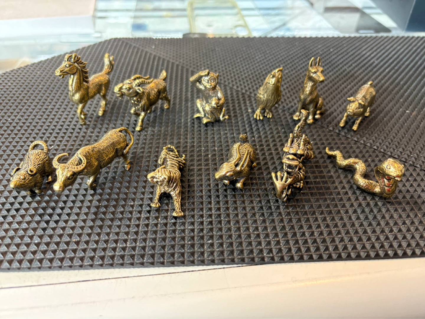 Brass Chinese Zodiac Animal Figurines