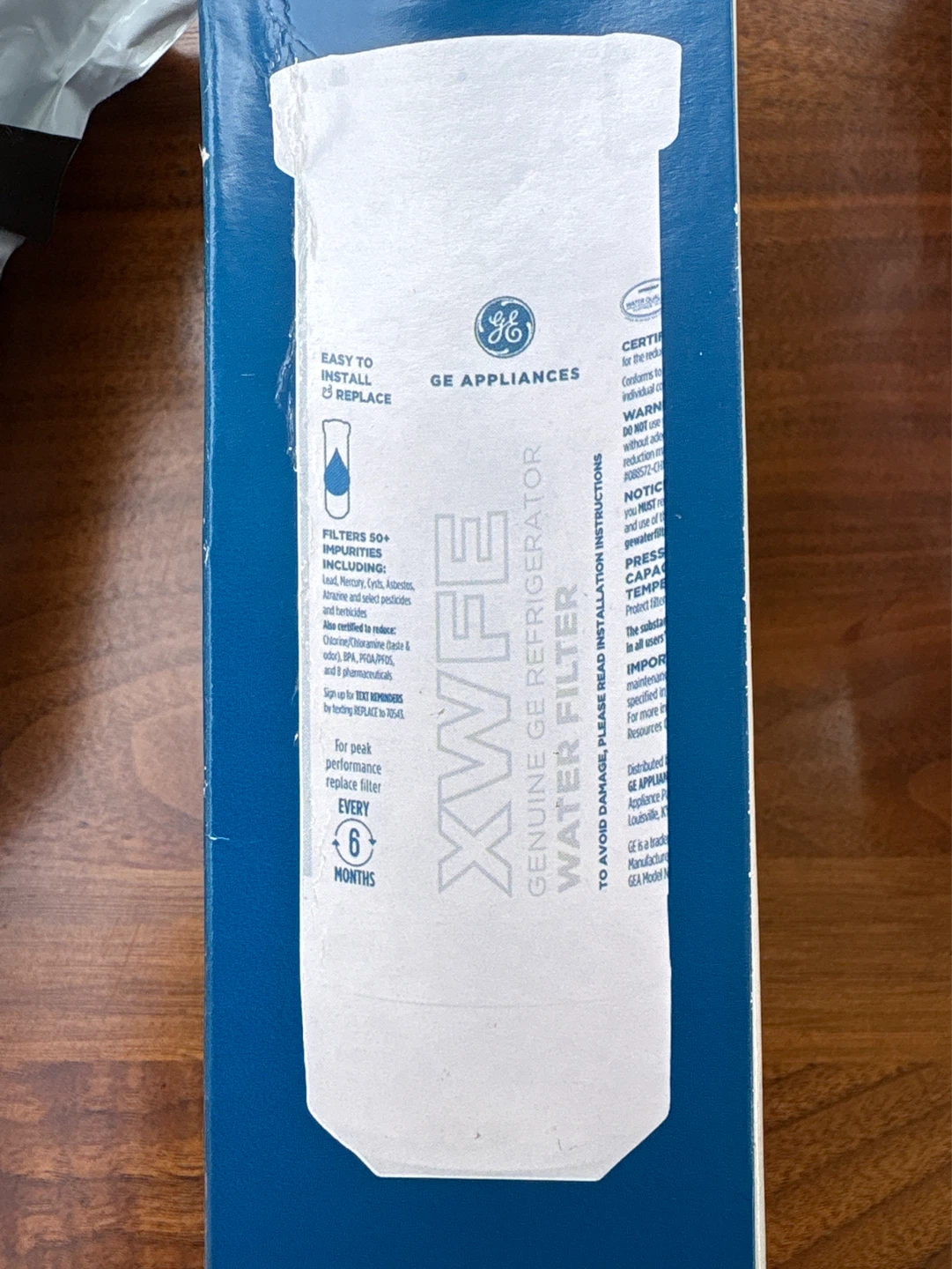 GE XWFE Refrigerator Water Filter - photo 2