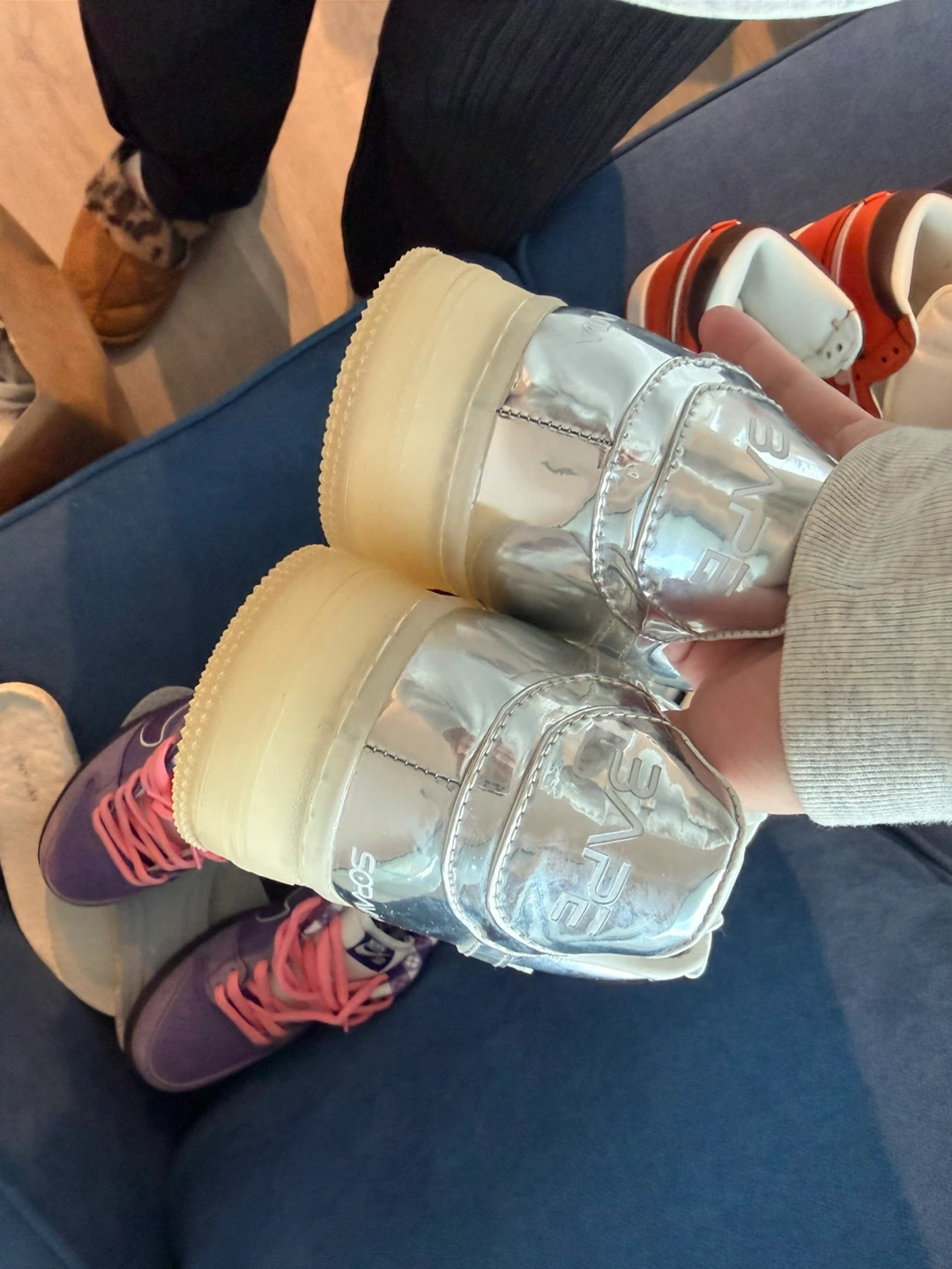BAPE STA Low Silver Metallic - photo 4