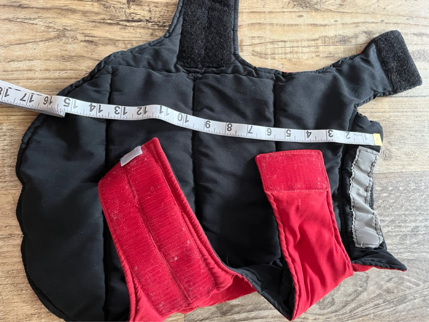 Puffer Dog Vest - Red