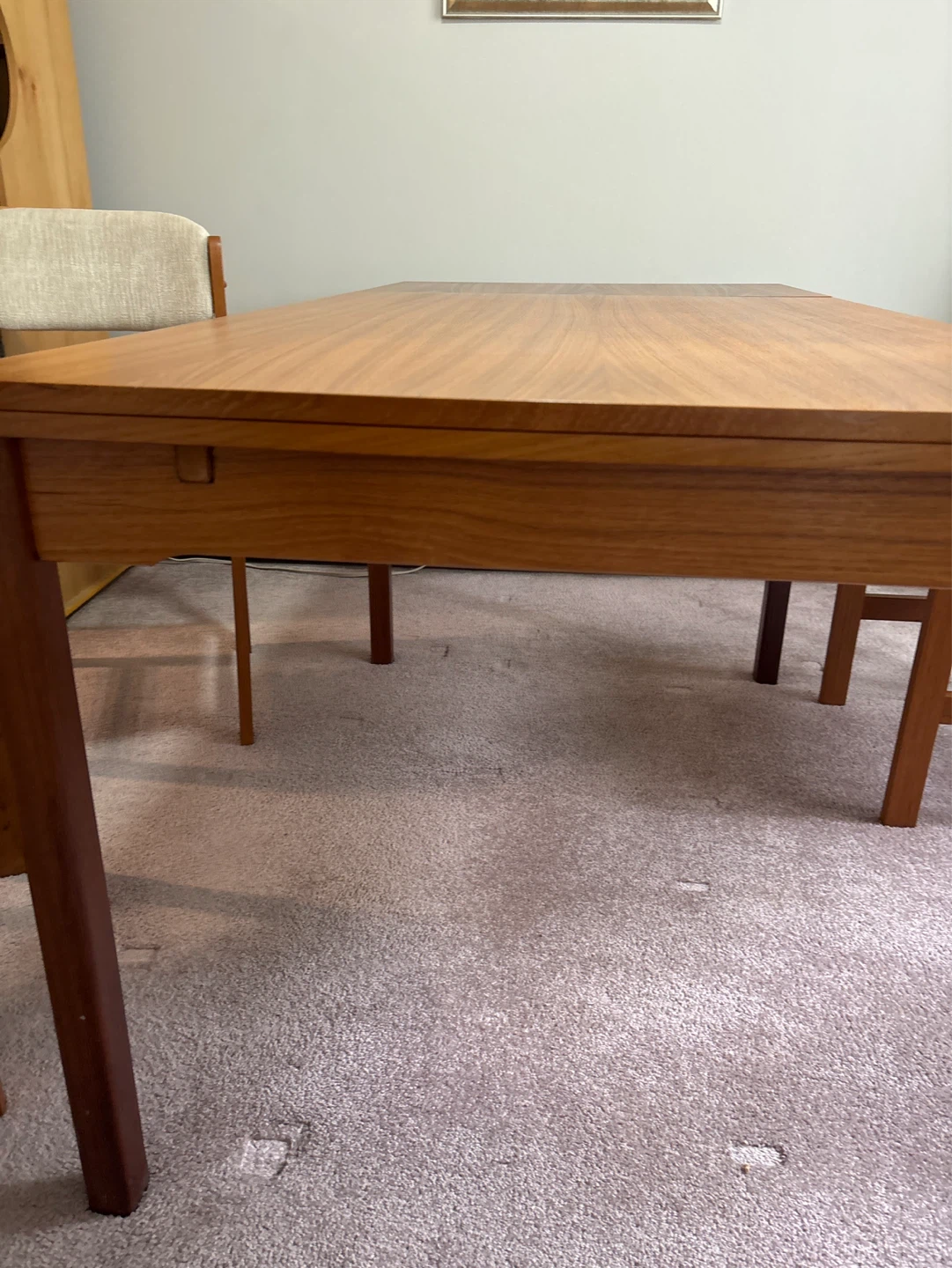 Teak Dining Table with Extension - photo 5