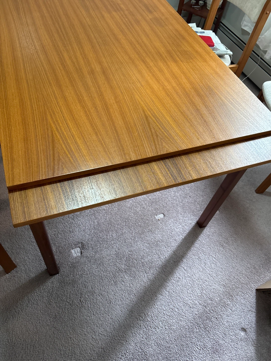 Teak Dining Table with Extension - photo 4