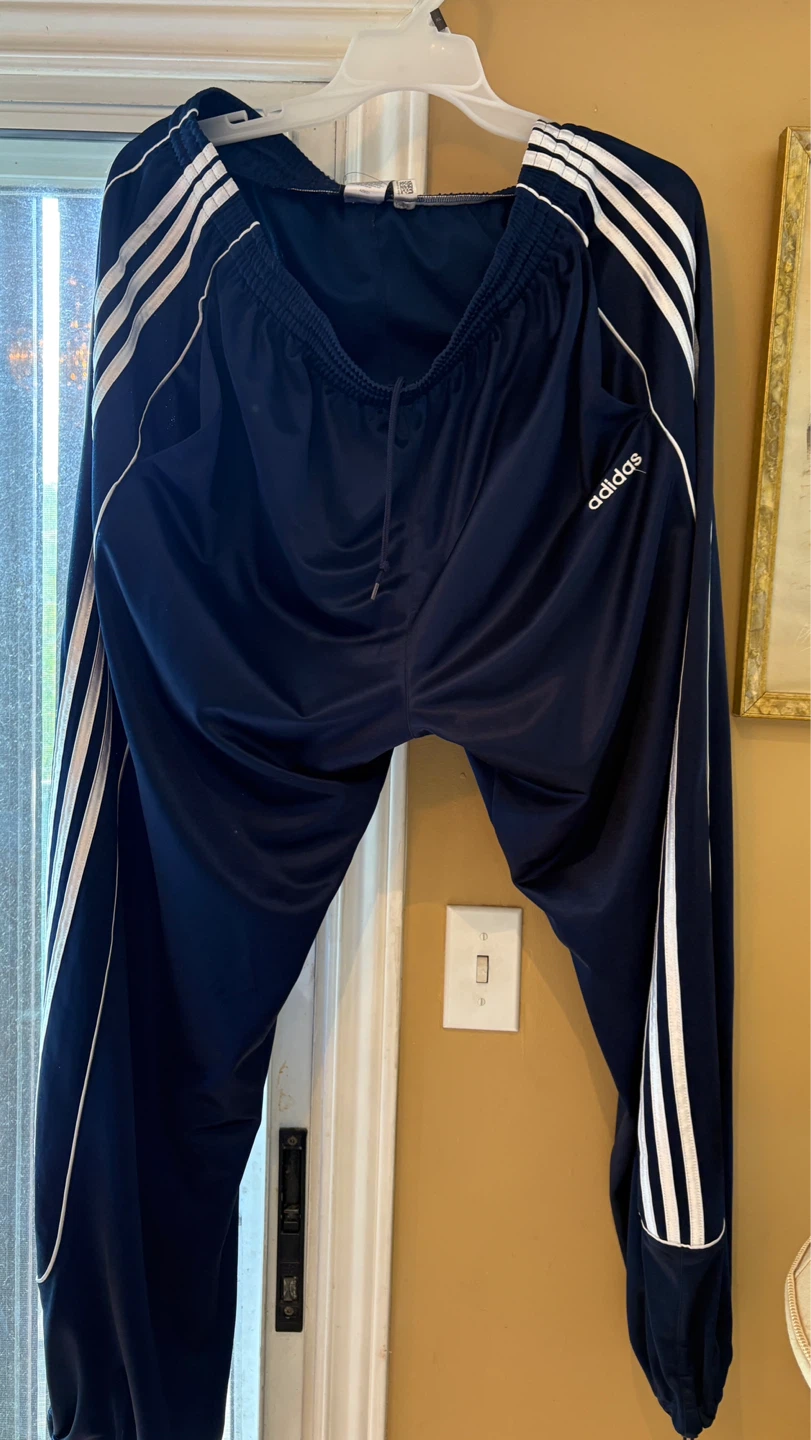 Adidas Navy Track Pants - photo 3
