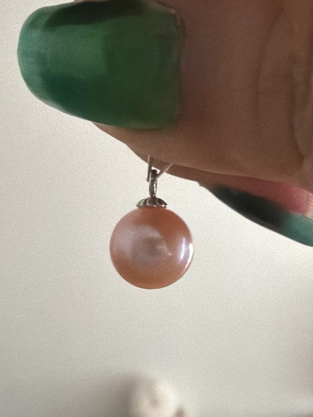 Pink Pearl Pendant Charm - photo 2