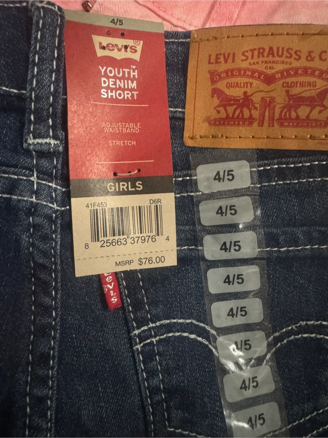 Levi's Youth Tie Dye Denim Shorts - photo 2