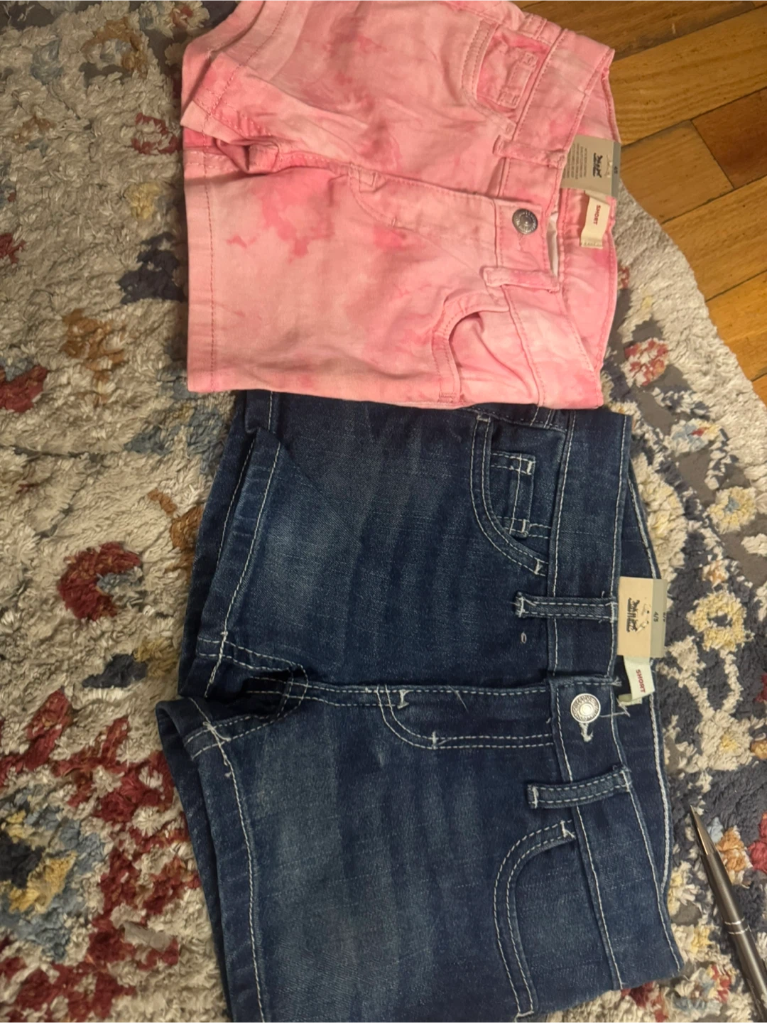 Levi's Youth Tie Dye Denim Shorts - photo 5