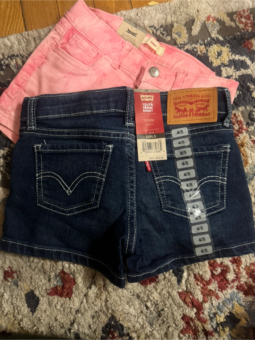 Levi's Youth Tie Dye Denim Shorts