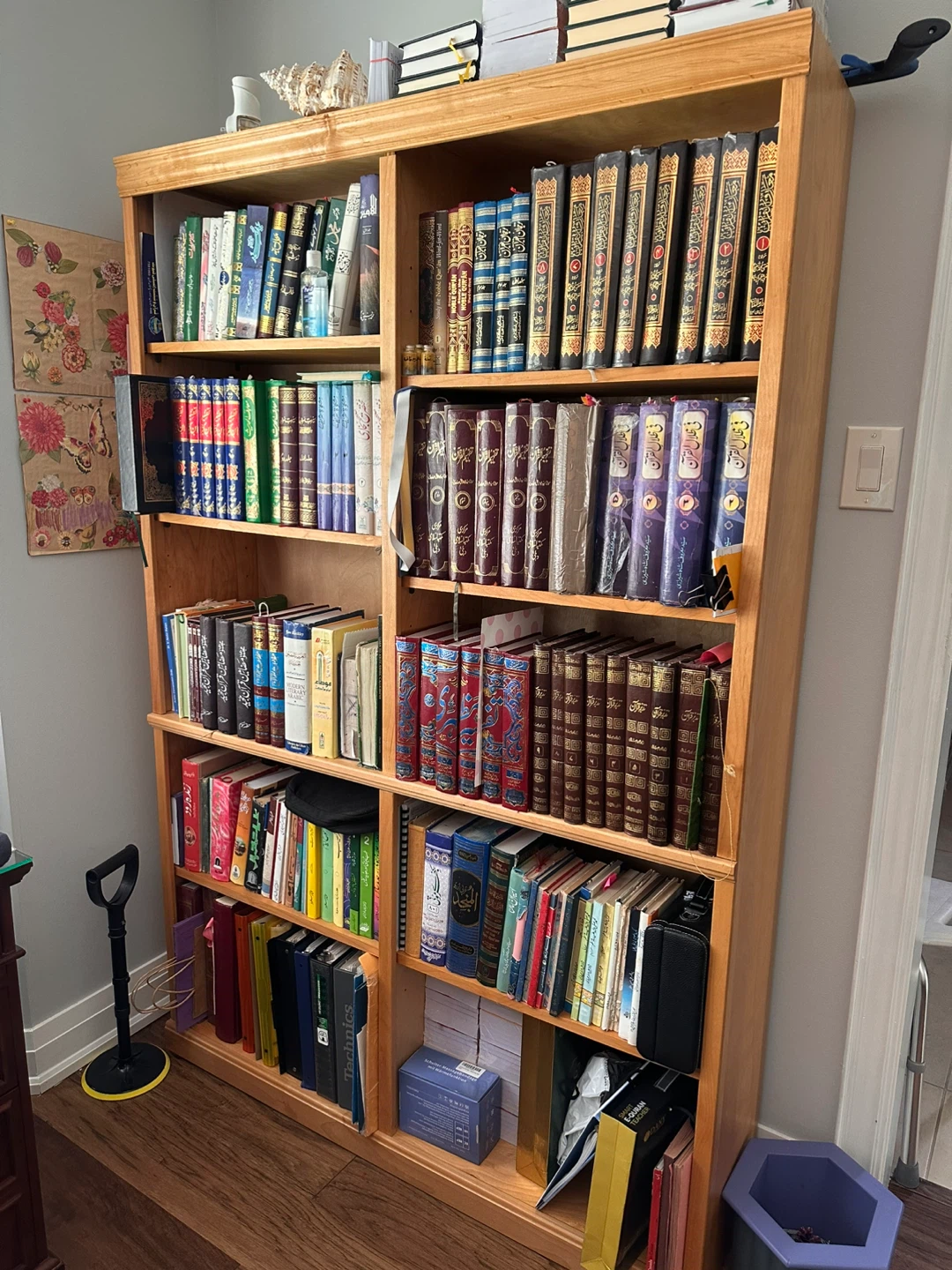 Wooden Bookshelf
