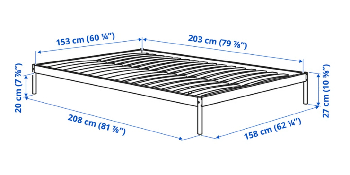 IKEA Queen Size Bed Frame - photo 5