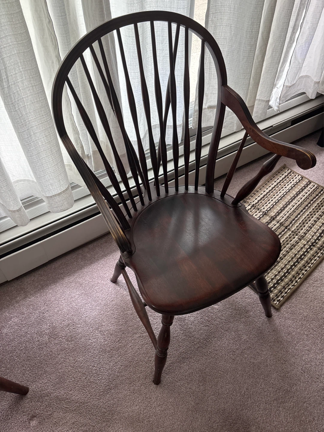 Wooden Windsor Arm Chair