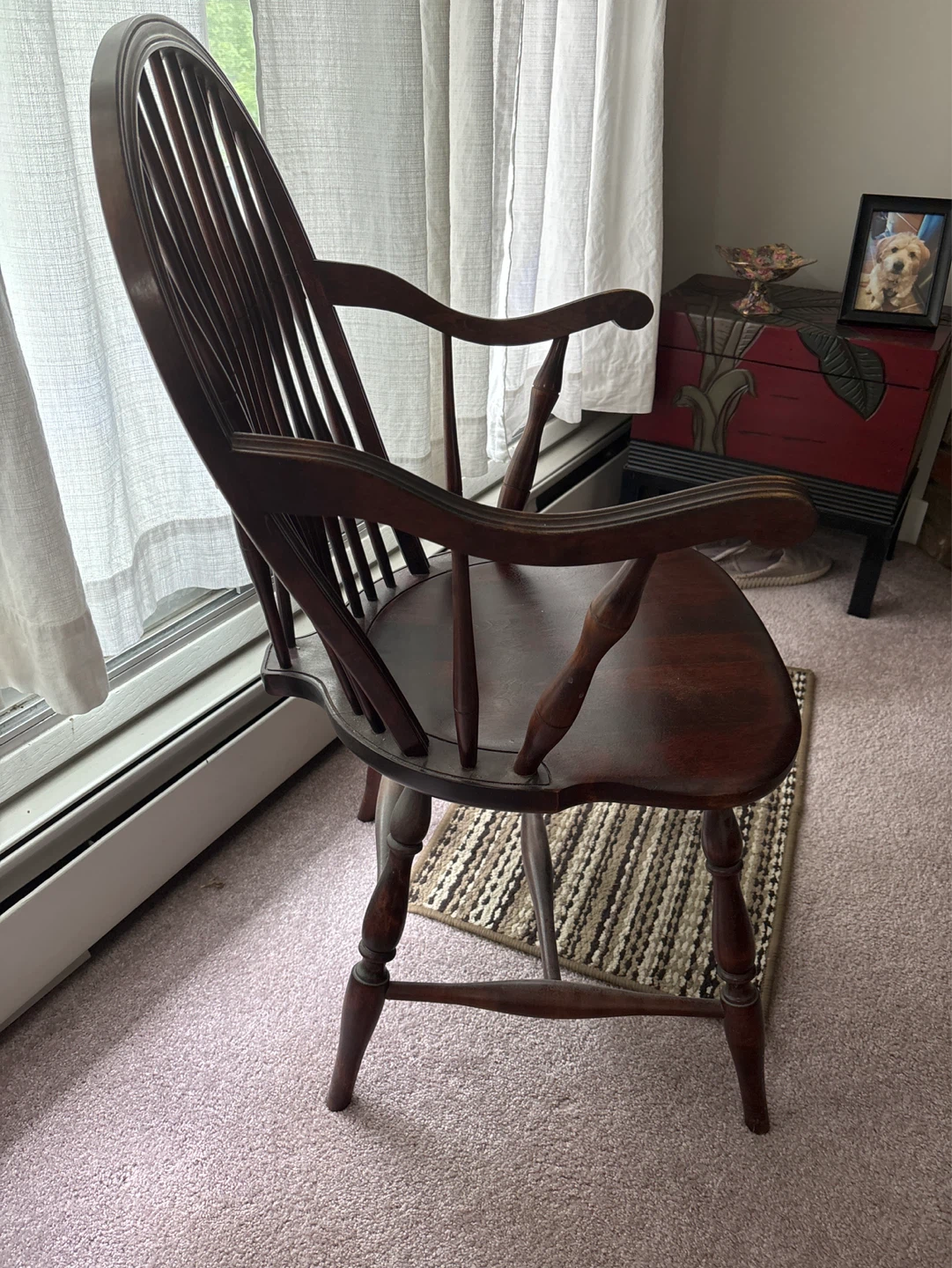 Wooden Windsor Arm Chair - photo 4