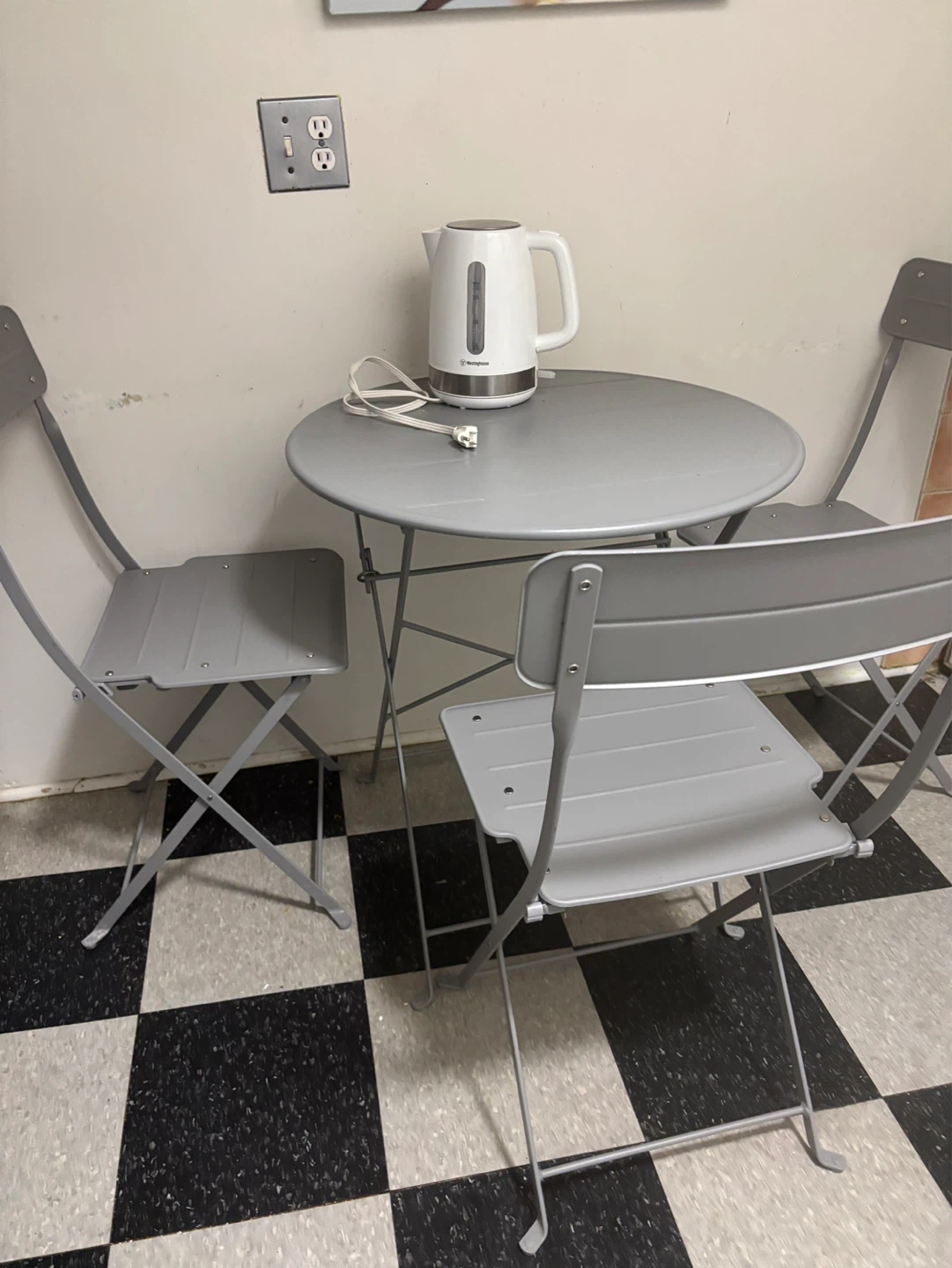 Table and chairs
